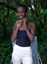 Hairy Ebony Mature Outdoor Nude Gallery